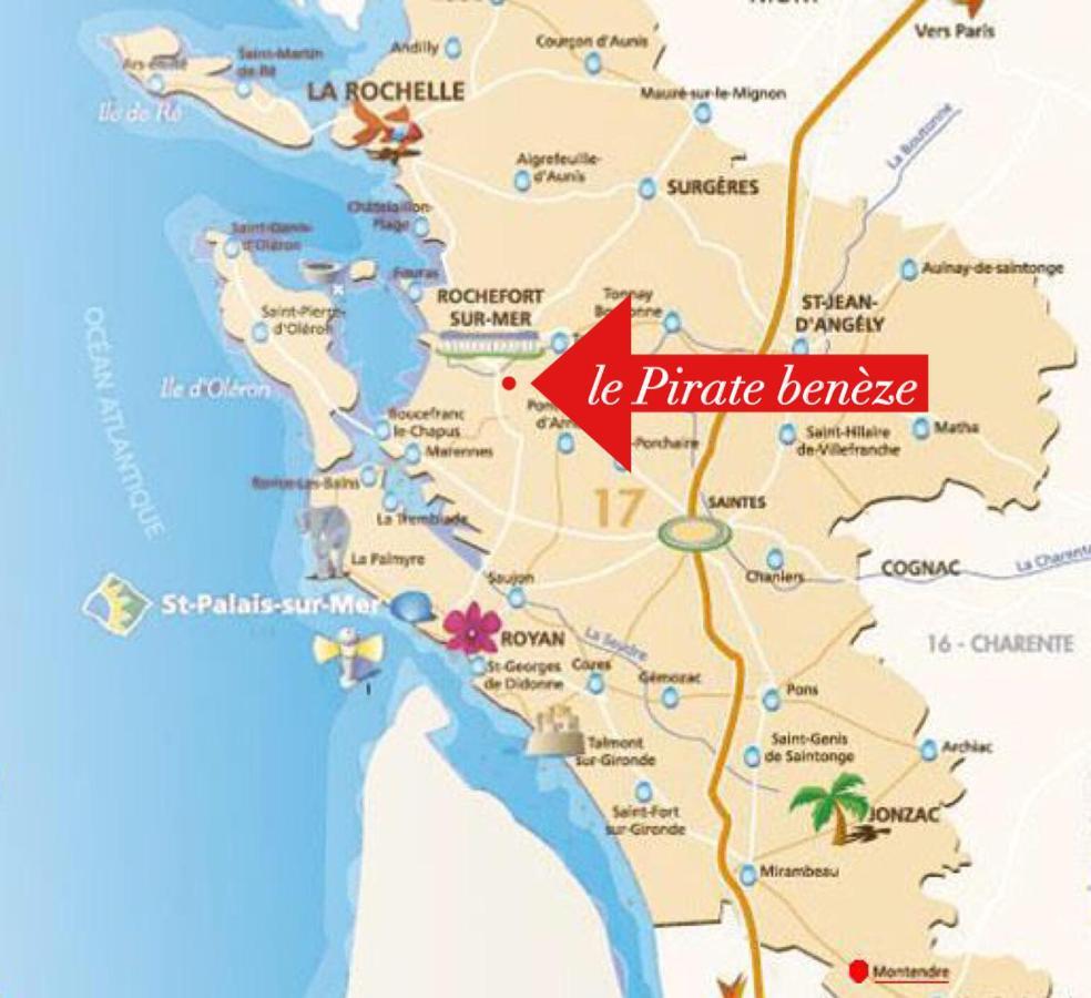 "Le Pirate Beneze"Gite Insolite,Situation Ideale,Accueil Attentionne Trizay Exterior foto